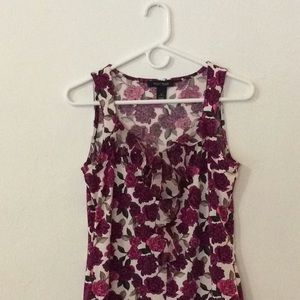 Sleeveless V-Neck Blouse with Ruffle Detail